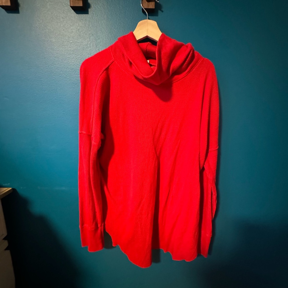 TNA Thermal Cowlneck Waffle long sleeve Size XL - EUC